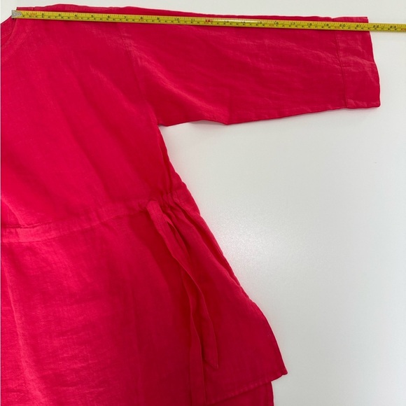 Eileen Fisher Capri Handkerchief Linen
Bateau Neck 3/4 Sleeve Top Size XS - Picture 8 of 9